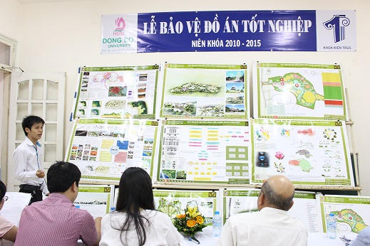 Lễ bảo vệ đồ án tốt nghiệp sinh viên Kiến trúc niên khóa 2010- 2015
