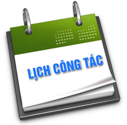 Lịch làm việc từ 26/09/2016 đến 30/09/2016