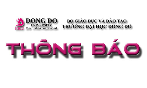 Thông báo tuyển sinh đào tạo trình độ Thạc sĩ - đợt 1 năm 2017