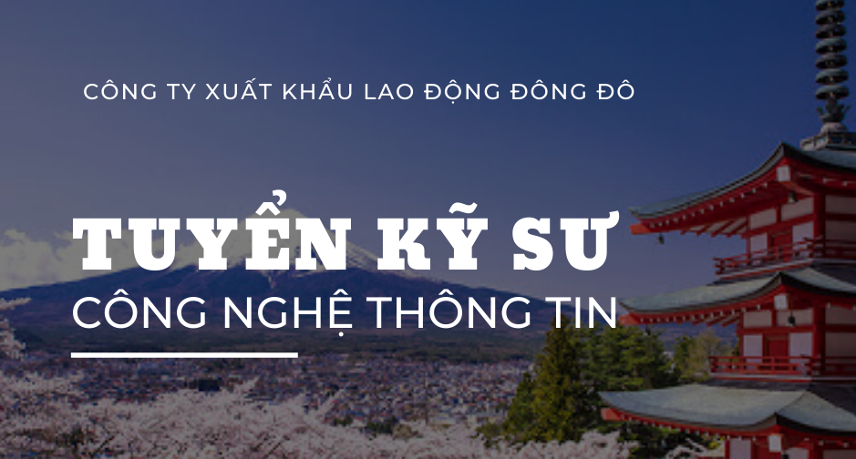 Tuyển gấp kỹ sư Công nghệ thông tin làm việc tại Nhật Bản