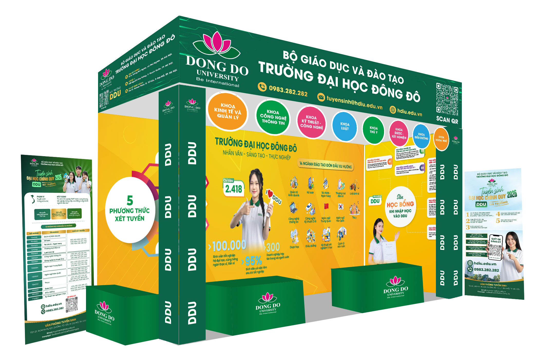 Trường Đại học Đông Đô "đổ bộ" ngày hội tư vấn Tuyển sinh - Hướng nghiệp 2026 tại Đại học Bách Khoa Hà Nội