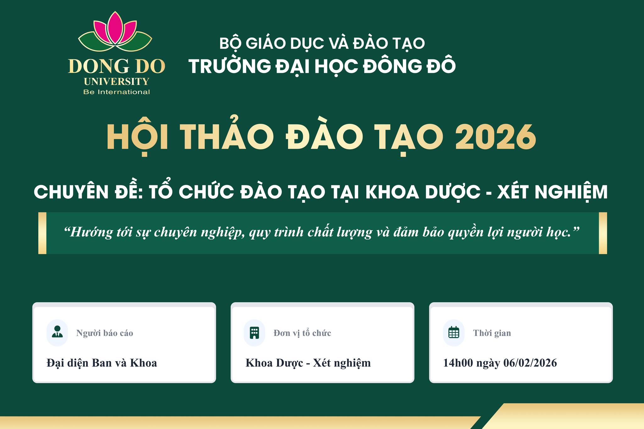 hoi-thao-chuyen-de-ve-to-chuc-va-nang-cao-chat-luong-dao-tao-tai-khoa-duoc-xet-nghiem-truong-dai-hoc-dong-do