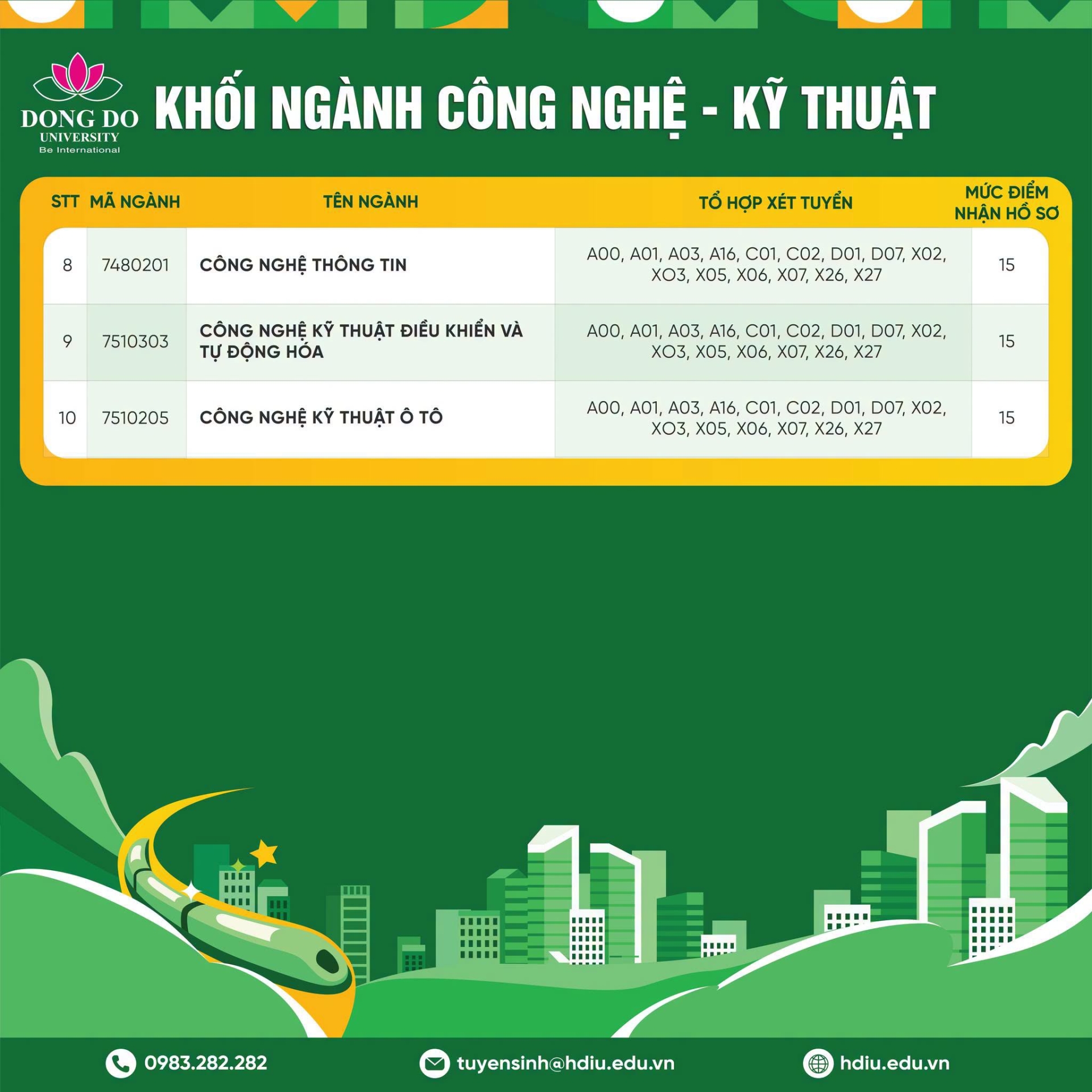 truong-dai-hoc-dong-do-xet-tuyen-bo-sung-trinh-do-dai-hoc-chinh-quy-nam-2026-cho-khoi-nganh-cong-nghe-ky-thuat
